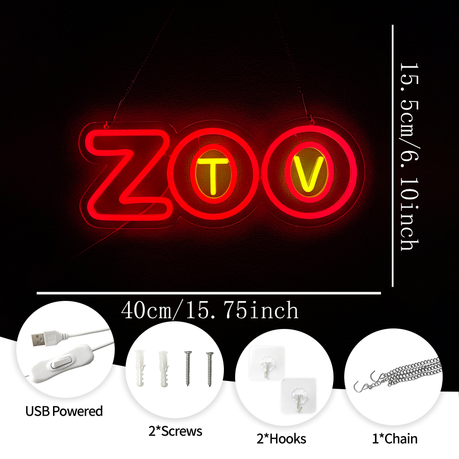 Zoo Tv Neon Tabelası, Led Harf - Zoo Party Games incelemesi ve fiyatı