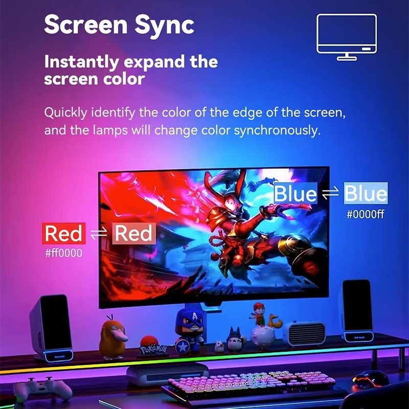 RGB Oyun Işıkları Şerit Monitö - Party Games Night incelemesi ve fiyatı