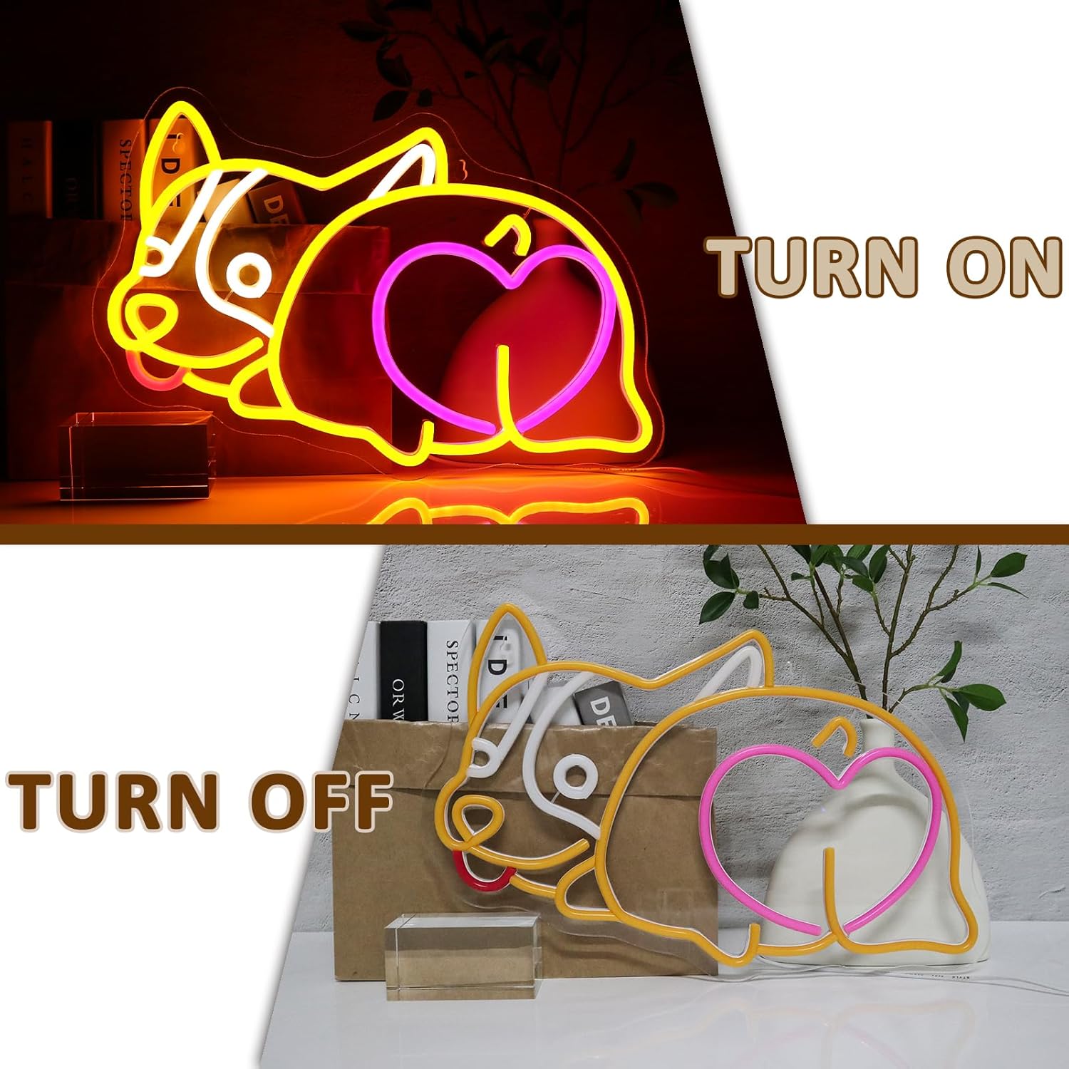Corgi Köpek Neon Tabela USB Gü - Zoo Party Games incelemesi ve fiyatı
